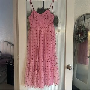 Betsey Johnson Pink Heart Dress